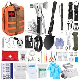 Kit de primeiros socorros para acampar e caminhar, equipamento ao ar livre, kits de emergência IFAK Adventures Bag, Conjunto Completo de Sobrevivência Molle - Image 2