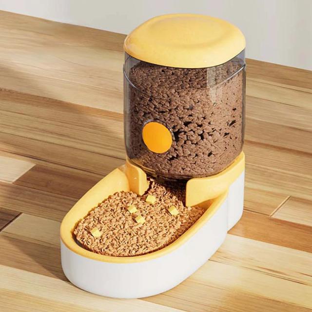 Alimentador Automático de 3,8L para Cães e Gatos - Distribuição Eficiente de Ração e Água para Animais de Estimação
