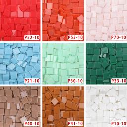 200 pcs/pacote 1cm acrílico mosaico/telha de mosaico plástico para diy arte hobbies artesanato material minúsculo mini telha de mosaico de resina - Image 6