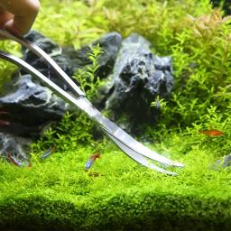 Kit de ferramentas de aquário pinças tesoura aço inoxidável ferramentas de limpeza plantas aquáticas tanque de peixes acessórios do aquário - Image 6