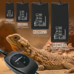 Tapete de calor do lagarto dos répteis do terrário que escalam o aquecimento do animal de estimação almofadas quentes inteligentes ajustáveis do controlador de temperatura esteiras 110v/220v - Image 1