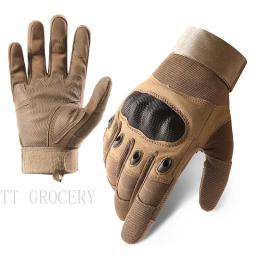 Touch Screen luvas táticas para paintball, airsoft, combate, motocicleta, junta dura, dedo cheio, proteção de segurança - Image 5