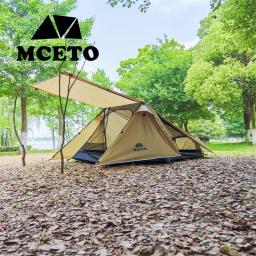 Túnel Ultraleve Tenda com Fundo, Impermeável, Camada Dupla, Exterior, Acampamento, Caminhadas, Mochila, Viagem, 2 Pessoas - Image 1