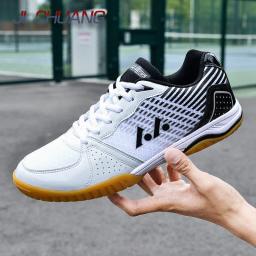 Saularis-Tênis profissionais de badminton para homens e mulheres, tênis respirável, tênis confortável para senhoras, tênis de luxo, novo - Image 3