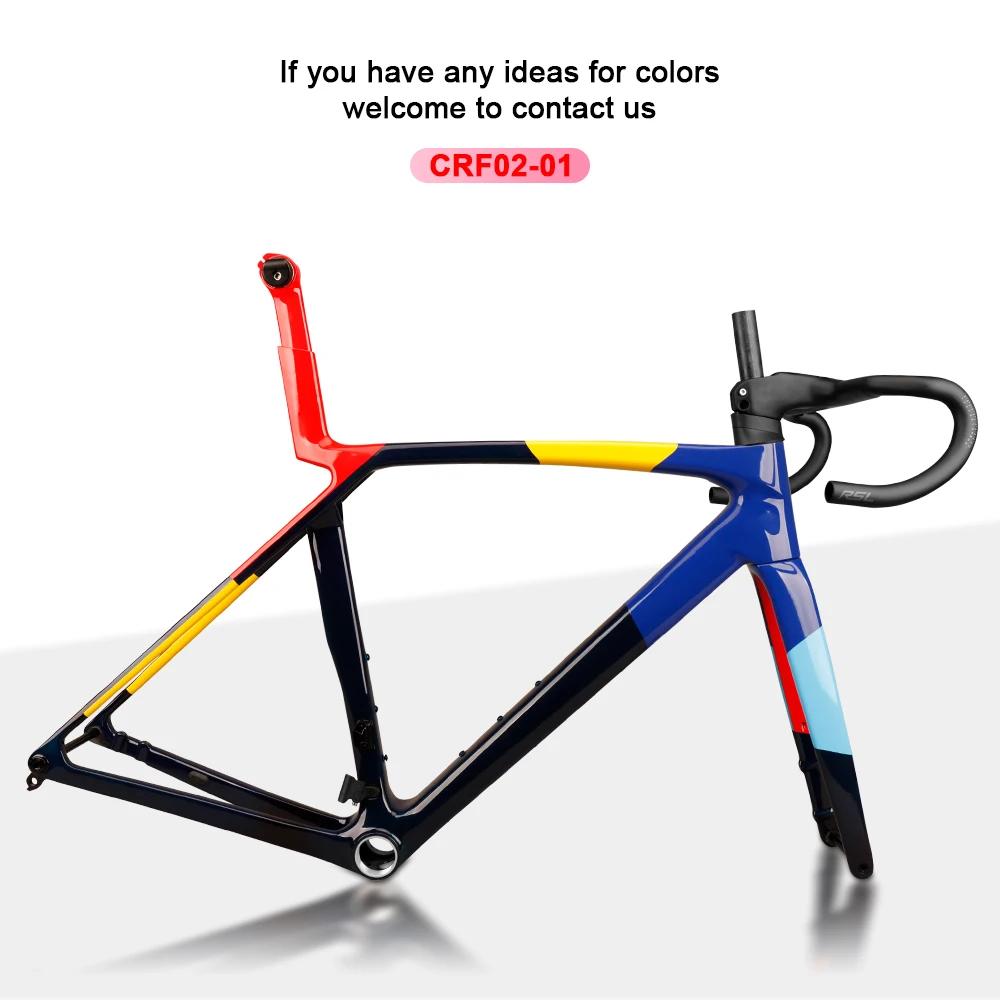 Quadro de Bicicleta de Estrada Carbono T1100 Gen8 Freio a Disco Personalizado 12v