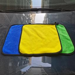 Toalha de Microfibra Extra Macia Car Wash, Limpeza de Secagem, Car Care, Detalhando Ferramentas, 3 Pcs, 10 Pcs, 30Pcs - Image 5