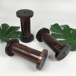 1 peça Carretéis De Madeira Do Vintage 15cm Máquina De Costura Bobinas Carretéis De Fio De Madeira Natural Spool Ferramentas Grande Tamanho Artesanato DIY Acessórios - Image 1
