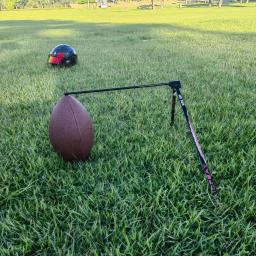 Futebol americano Kick Off Tee, Aço Carbono, Metal Rugby Kicking Stand, Suporte para Bolas de Todo o Tamanho - Image 2