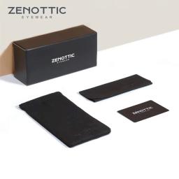 Zenottic xl tamanho alta acolchoado metal piloto polarizado prescrição óculos de sol para homens moda uv400 miopia óculos de sol ópticos - Image 6