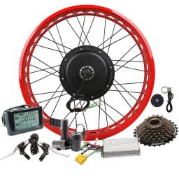 Kit de Bicicleta Elétrica do Motor da Roda Traseira, Motor DC, 500W, 1000W, 1500W, 48V, 72V, Popular - Image 6