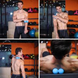 Double Lacrosse Massage Ball, Mobility Ball para fisioterapia, Deep Tissue Massage Tool para liberação miofascial - Image 5