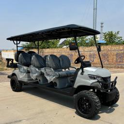 2025 CE aprovado pedal 4 rodas 8 lugares 60/72V 4000/5000/7500W AC motor carrinhos de golfe elétricos - Image 3