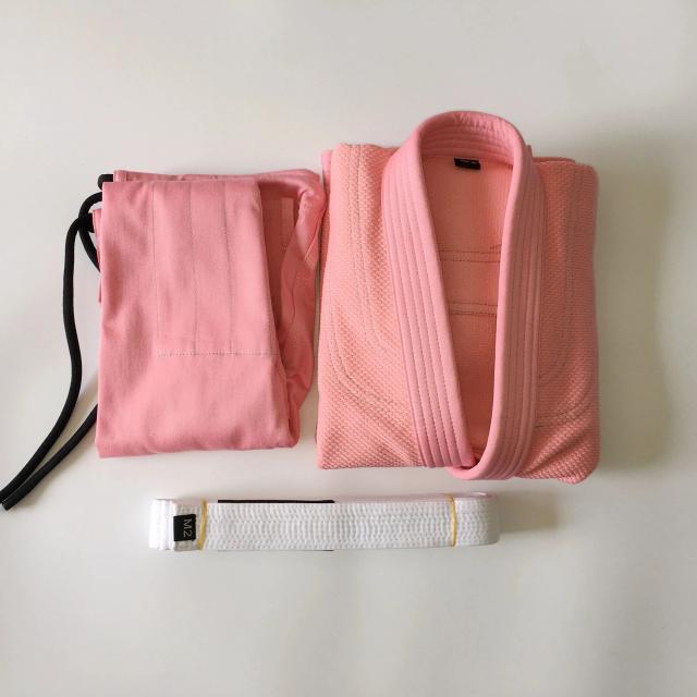 Quimono Infantil Rosa para Luta MMA e Jiu Jitsu - Roupas de Artes Marciais