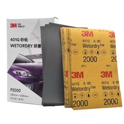 10/20/50/100/200 pces genuine 3m401q beauty lixa p2000 malha p1500 fino reparação carro pintura polimento areia de água p1000 p1200 - Image 3