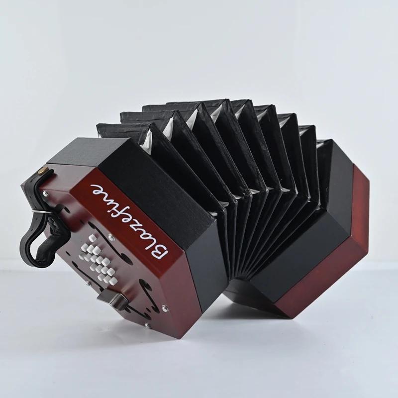 Blazefine-Acordeão Hexagonal para Adulto, Concertina Inglesa, Bolsa de Transporte, Mesma Nota em Pull and Push, Jogo Profissional Primário - Image 1