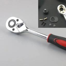 46 pçs conjunto de soquete ferramenta reparo do carro chave catraca pawl chave fenda profissional kit metalurgia - Image 3