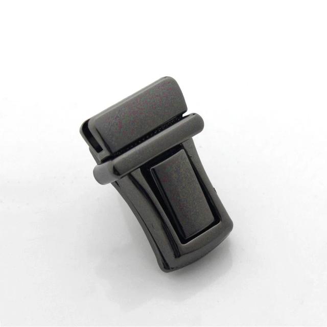 Fivela de Metal para Couro com Fecho Push Press - Acessório DIY para Artesanato e Sacos, 1 Unidade