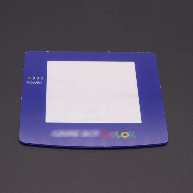 Lente Protetora de Plástico para Nintendo GBC com Tela Colorida e Painel Espelho