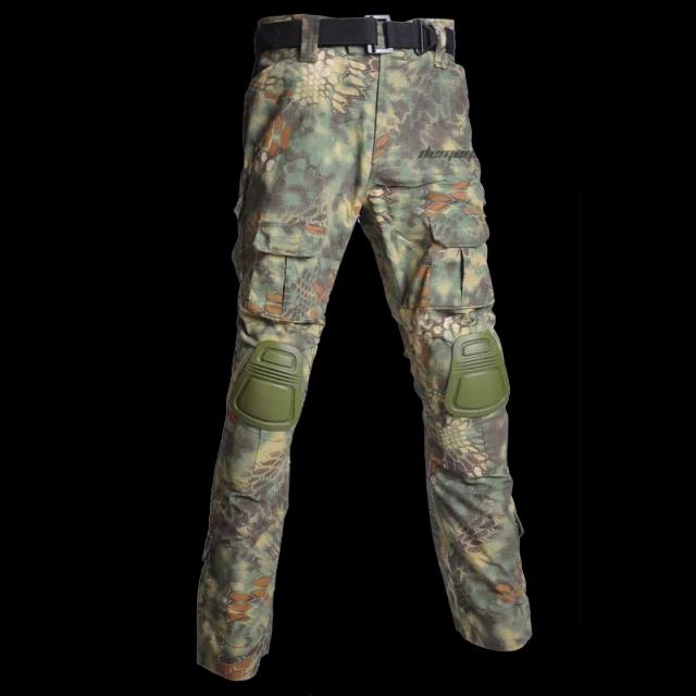Uniforme masculino feminino ao ar livre airsoft paintball roupas táticas camuflagem camisas calças de carga com cotovelo/joelheiras