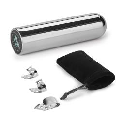 Música Guitar Slide Tone Bar Set, Aço inoxidável, 3 Metal Finger Picks, Saco de armazenamento, Acessórios de guitarra - Image 1