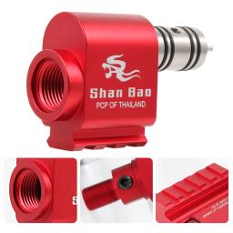 Regulador de interruptor de liga de alumínio com válvula submersível Shan bao com display de 3000psi - Image 5