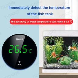 Mais novo Aquário Termômetro LCD Digital Termômetro Externo Carregamento Tipo-C Fish Tank Mini Termômetro Alta Precisão-9.9-50 ℃ - Image 5