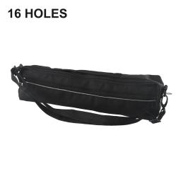 Bolsa para flauta com alça ajustável, estojo para flauta, peças de instrumentos, concerto acolchoado, forro macio, 16 ou 17 furos - Image 3