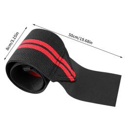 Faixa de pulso para levantamento de peso, tiras de suporte para pulso fitness com design de fixação, musculação, força de levantamento de peso - Image 6