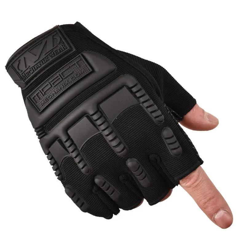 Luvas sem dedos para homens e mulheres, equipamento protetor para condução manual, escalada, ciclismo, bicicleta, equitação, juntas, 1 par, verão - Image 1