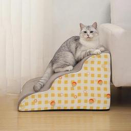 Escada de espuma de memória, rampa de cama, escada antiderrapante, 2 ou 3 passos, escadas para cães pequenos e gatos - Image 4