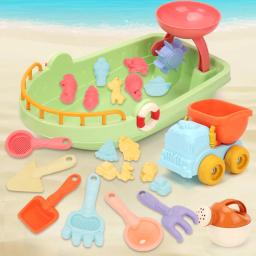 Beach Sand Play Toy para crianças, sandbox, pá, moldes animais, acessórios de praia, verão, ao ar livre, beira-mar, jogo aquático - Image 3