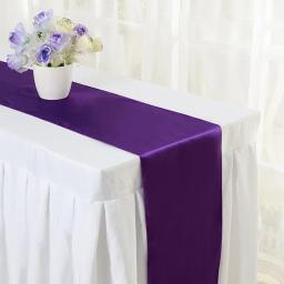 Bandeiras de cetim brilhantes para festa, banquetes de casamento, faixas de seda para decoração de eventos em hotel com 10 peças - Image 6