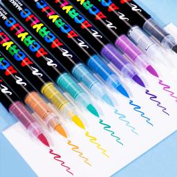 Tinta Acrílica Pincel Marcador Canetas, Caneta para Pintura Rupestre, Pedra, Cerâmica, Vidro, Madeira, Lona, Arte DIY Fazendo Suprimentos, 168 Cores - Image 3