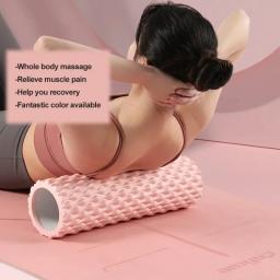 Eva gota de água espuma eixo relaxamento muscular mace massagem vara oco yoga pós massagem rolo 3d ponto massagem exercício rolo - Image 6