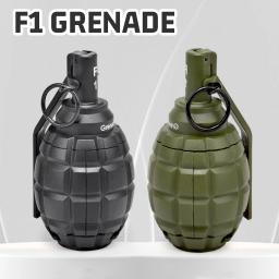 Brinquedo plástico de granadas de mão F1 Modelo de granada de paintball de airsoft manequim para jogo CS de suporte de dramatização Granadas de impacto movidas a mola - Image 1