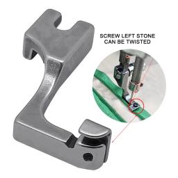 1/3 pçs ferramentas de costura de metal ajustável zíper invisível guia calcador pé máquina de costura industrial acessórios - Image 2