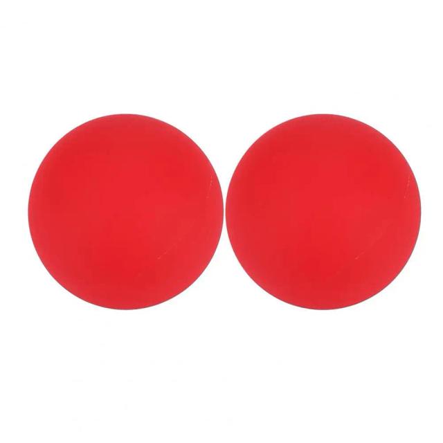 Conjunto Portátil de 2 Bolas de Hóquei no Gelo para Uso ao Ar Livre com Superfície Lisa e Durabilidade Superior
