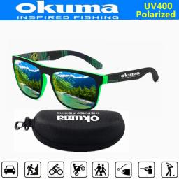 Óculos de sol polarizados Okuma UV400 para homens e mulheres ao ar livre caça, pesca, bicicletas de condução, caixa opcional de óculos de sol - Image 1