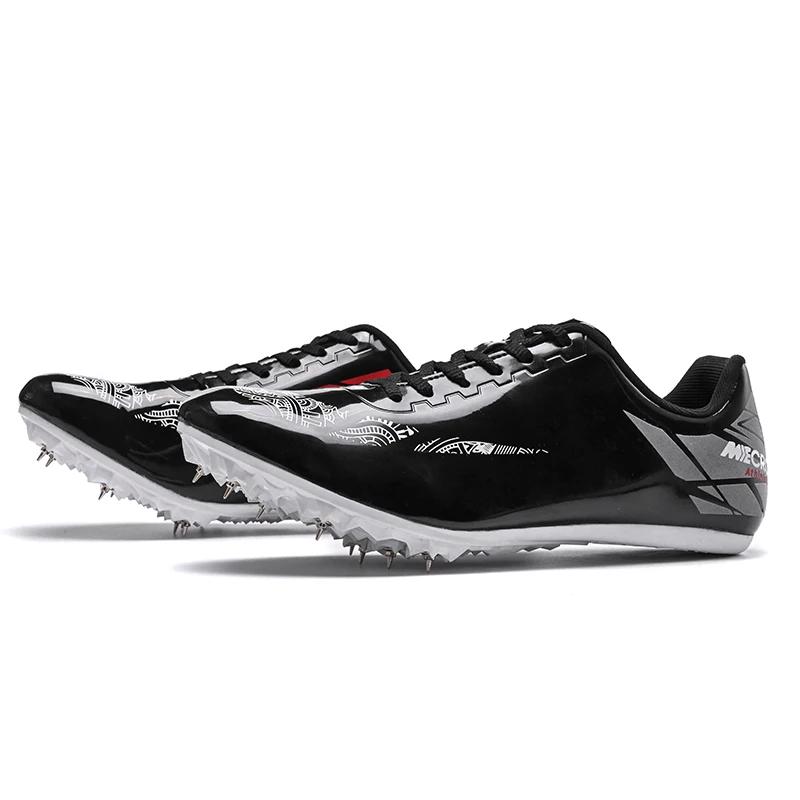 Unissex atletismo spikes cleat sprint sapatos homem pista de eventos de campo macio e leve profissional atlético runing salto tênis - Image 1
