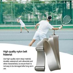 Rede De Tênis De Alta Qualidade Para Jogos, Correia De Nylon Branco, Rede Ajustável, Alça Central, 130g, 220x5cm - Image 4