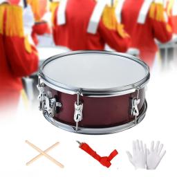 Snare tambor com tom duplo para iniciantes e crianças, instrumento de percussão, bateria musical, 13 in - Image 4