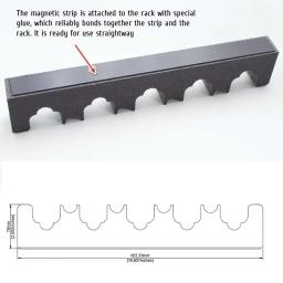 Universal 5 arma de espuma rack kit rifle rack resto com tira magnética e suporte autônomo armazenamento arma suporte - Image 6