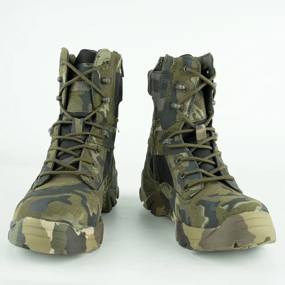 Botas de esportes ao ar livre para homens, tênis cross country, sapatos de combate de escalada, 2023 - Image 1
