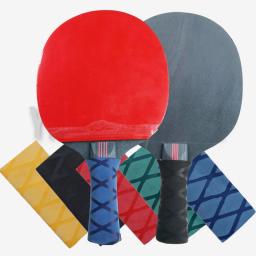 Raquetes de tênis de mesa antiderrapante com fita Overgrip Handle, Choque profissional absorvendo Ping Pong Bat Grips, Substituição Sweatband - Image 2