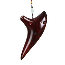 Flauta Cerâmica Ocarina para Decoração Doméstica, Porcelana de 12 furos Alto C, Instrumentos Musicais, Pode Ser Usado Como Presentes, 3 Cores - Image 6