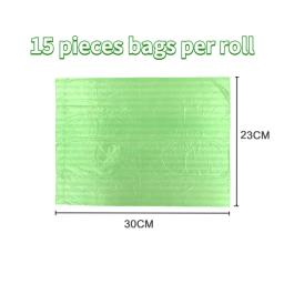 Impressão Pet Cocô Sacos, Cão e Gato Resíduos Pick Up, Saco Limpo para Cachorro, Cor Aleatória, Pet Supplies, 1 Rolo, 10 Rolos, 30 Rolos - Image 6