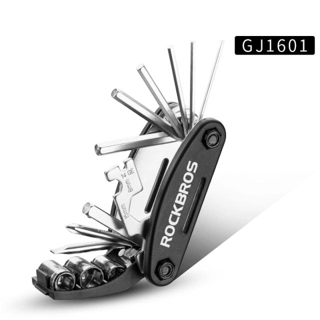 Rockbros Kit Ferramentas Bicicleta 16 em 1 Aço Cr-Mo