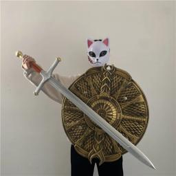 Filme Cosplay Espada Prop 1:1 Real Cavaleiro Espada Arma Role Jogar Presente Segurança PU Inverno Gelo Frio Gelo Espada Borracha Unsharp - Image 1