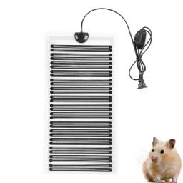 Esteira de aquecimento ajustável para répteis, aquecedor quente, tapetes pequenos, hamsters, sapos, controlador de temperatura, suprimentos de inverno - Image 2