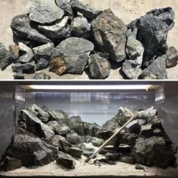 Profissional Natural Aquário Decoração Pedra, Rockery Paisagismo, tanque de peixes, Grande Pedra Decoração, 100g, 250g, 500g - Image 3